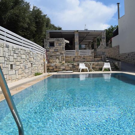 Aquarock Villa With Private Pool Prassás Exteriér fotografie