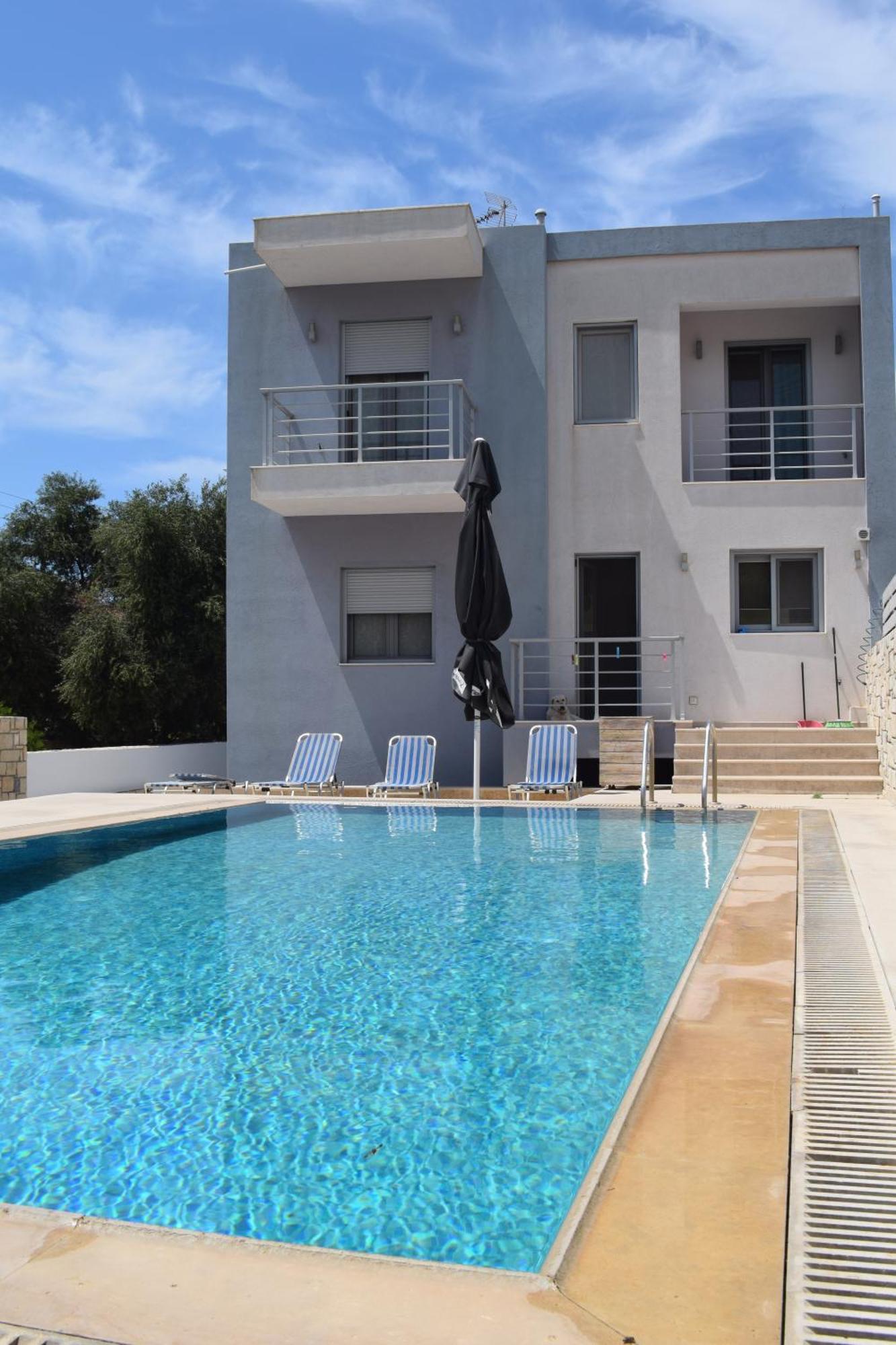 Aquarock Villa With Private Pool Prassás Exteriér fotografie