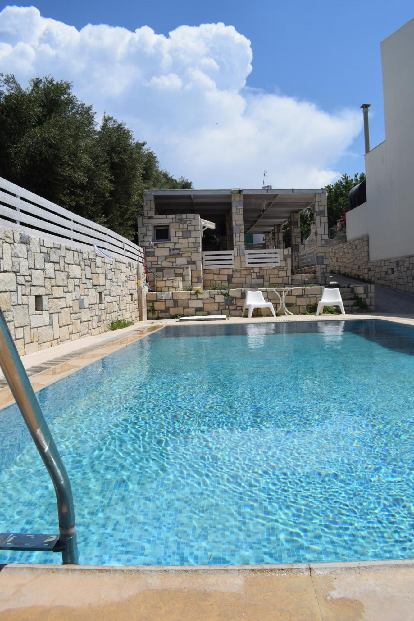 Aquarock Villa With Private Pool Prassás Exteriér fotografie